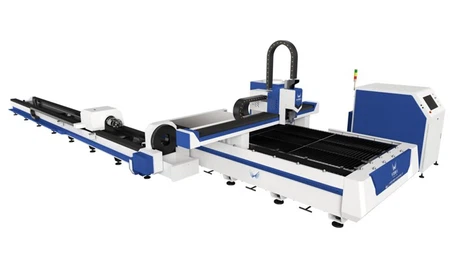 High Efficiency 3KW Sheet And Pipe Integrated CNC Laser Cutting Machine