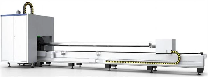 0260Y 2 Chuck CNC Metal 1500w Pipe Cutter Fiber Laser Cutting Machine Pipe Laser Cutting Services