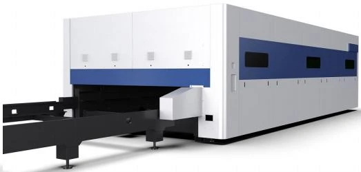 20Kw CNC Metal Fiber Laser Cutting Machine With Exchange Table
