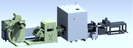 400*500mm 3Kw Coil Fed Laser Cutting Machine