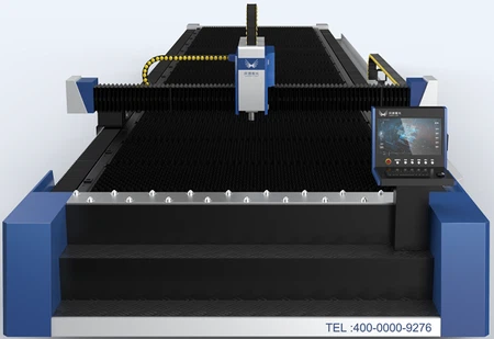 Large Table Size High Power Fiber Laser Cutting Machine For Stainless Steel Aluminum